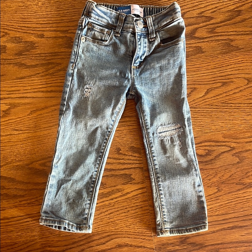 Old Navy Kids Distressed Blue Jeans